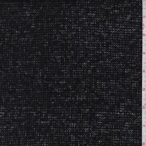 3 1/2 YD PC-Onyx Wool Blend Sweater Knit Fabric