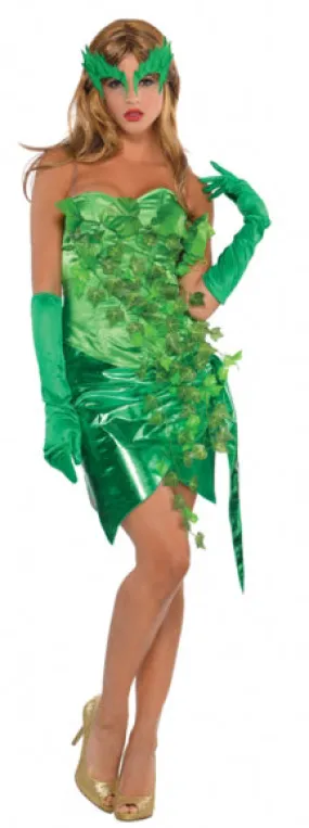 Adults Toxic Ivy Costume Villain Fancy Dress