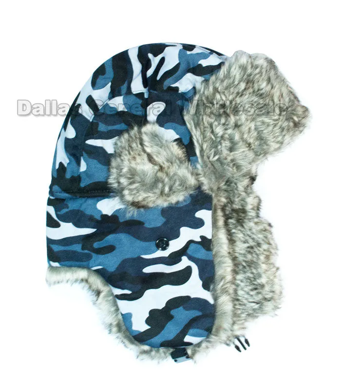 Camouflage Trooper Aviator Hats Wholesale