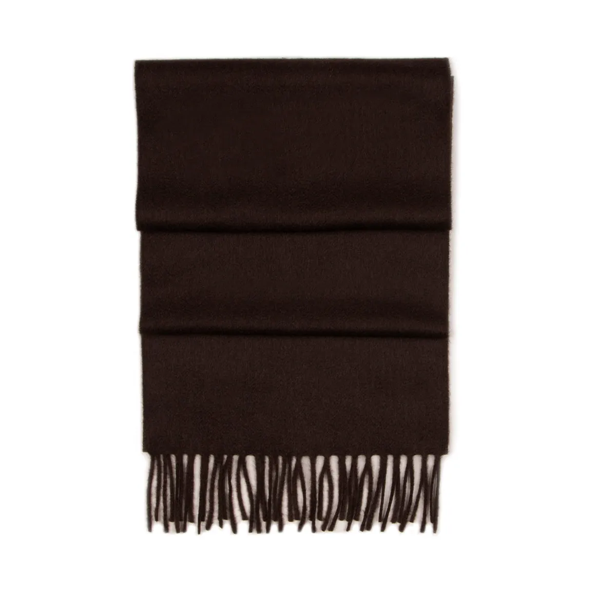 Chocolate Brown Classic Cashmere Scarf