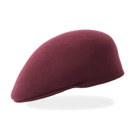 Classic Premium Wool Burgundy English Hat