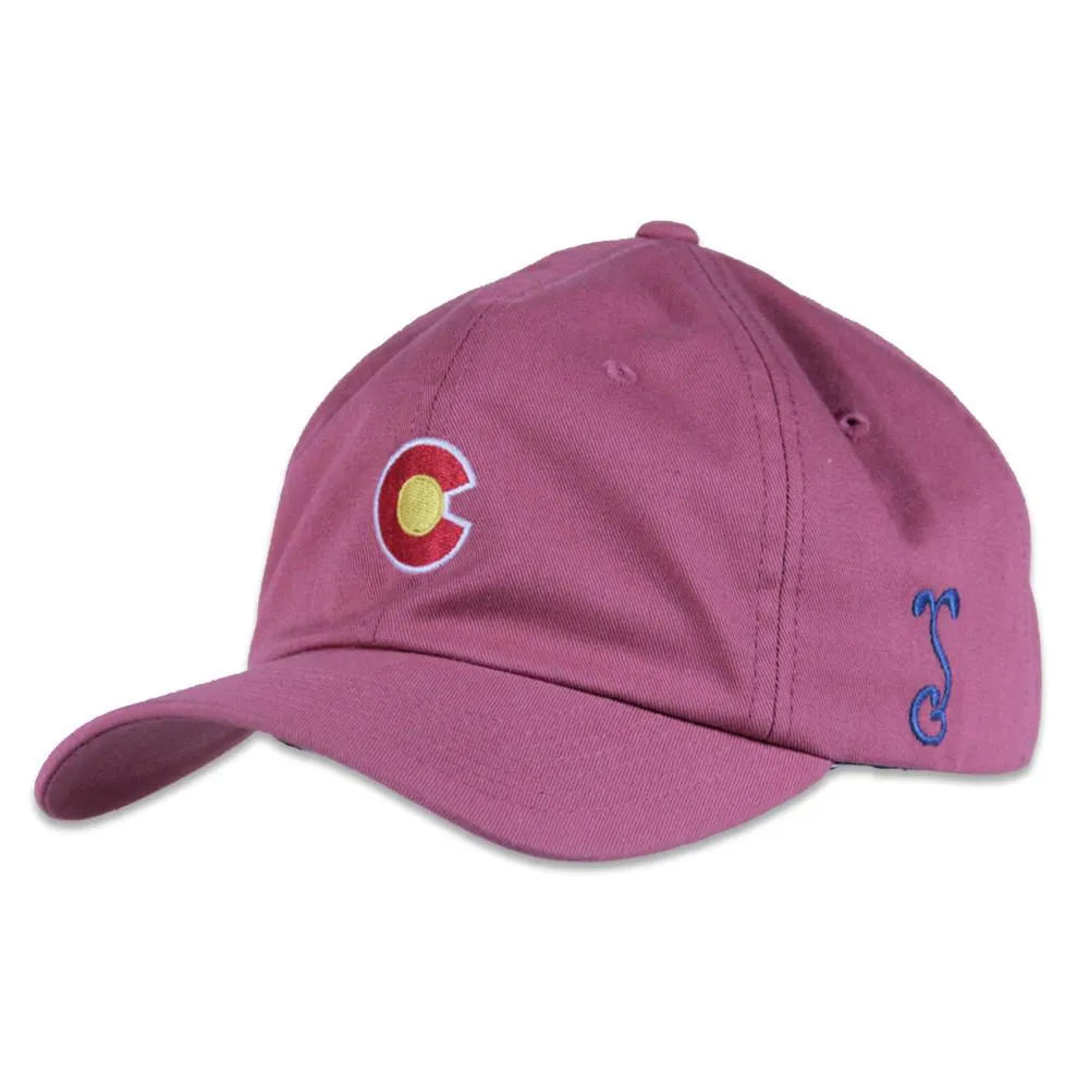 Clay CO Flag Curved Brim Dad Hat