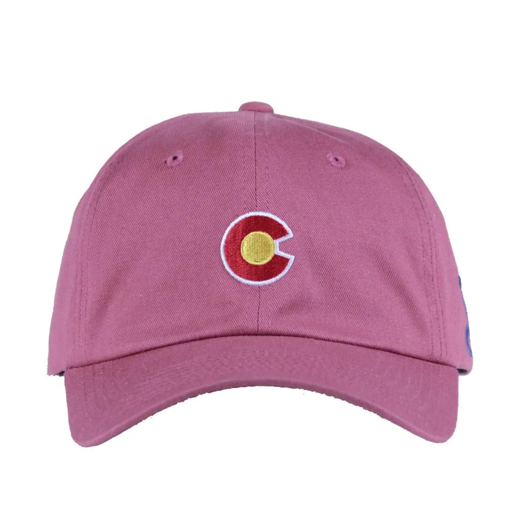 Clay CO Flag Curved Brim Dad Hat