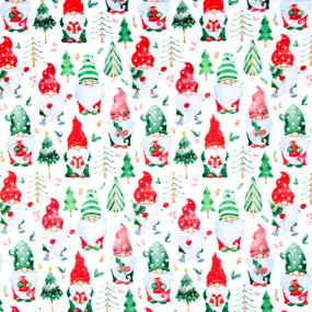 Cloud Cuddle® Print - Gnomes Multi Yardage