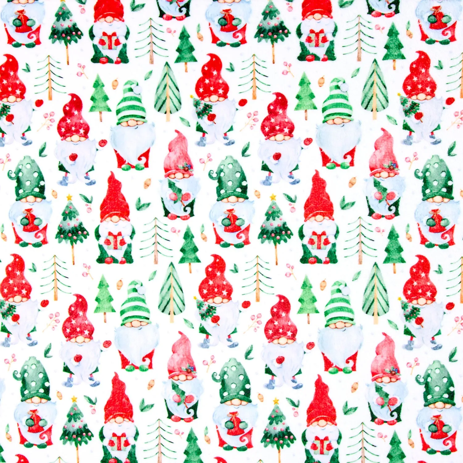 Cloud Cuddle® Print - Gnomes Multi Yardage