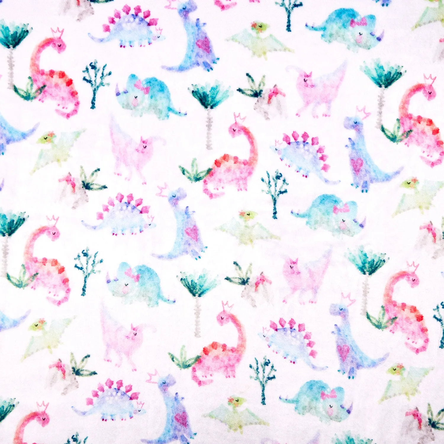 Cloud Cuddle® Print - Tiarasaurus Multi Yardage