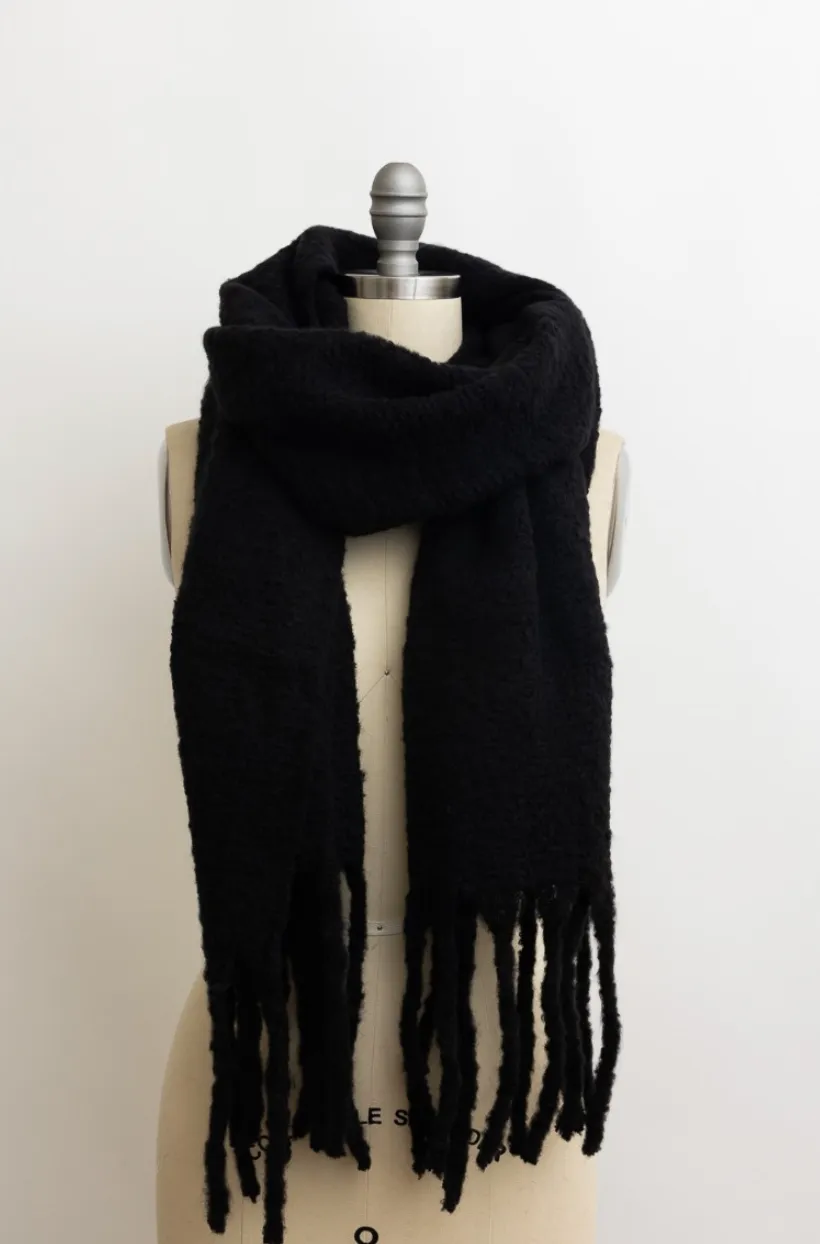 Cloud Soft Tassel-Trimmed Scarf