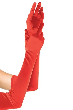 Extra Long Satin Gloves