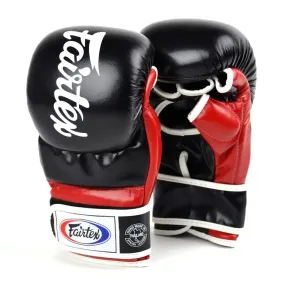 Fairtex Black-Red Super Sparring MMA Gloves