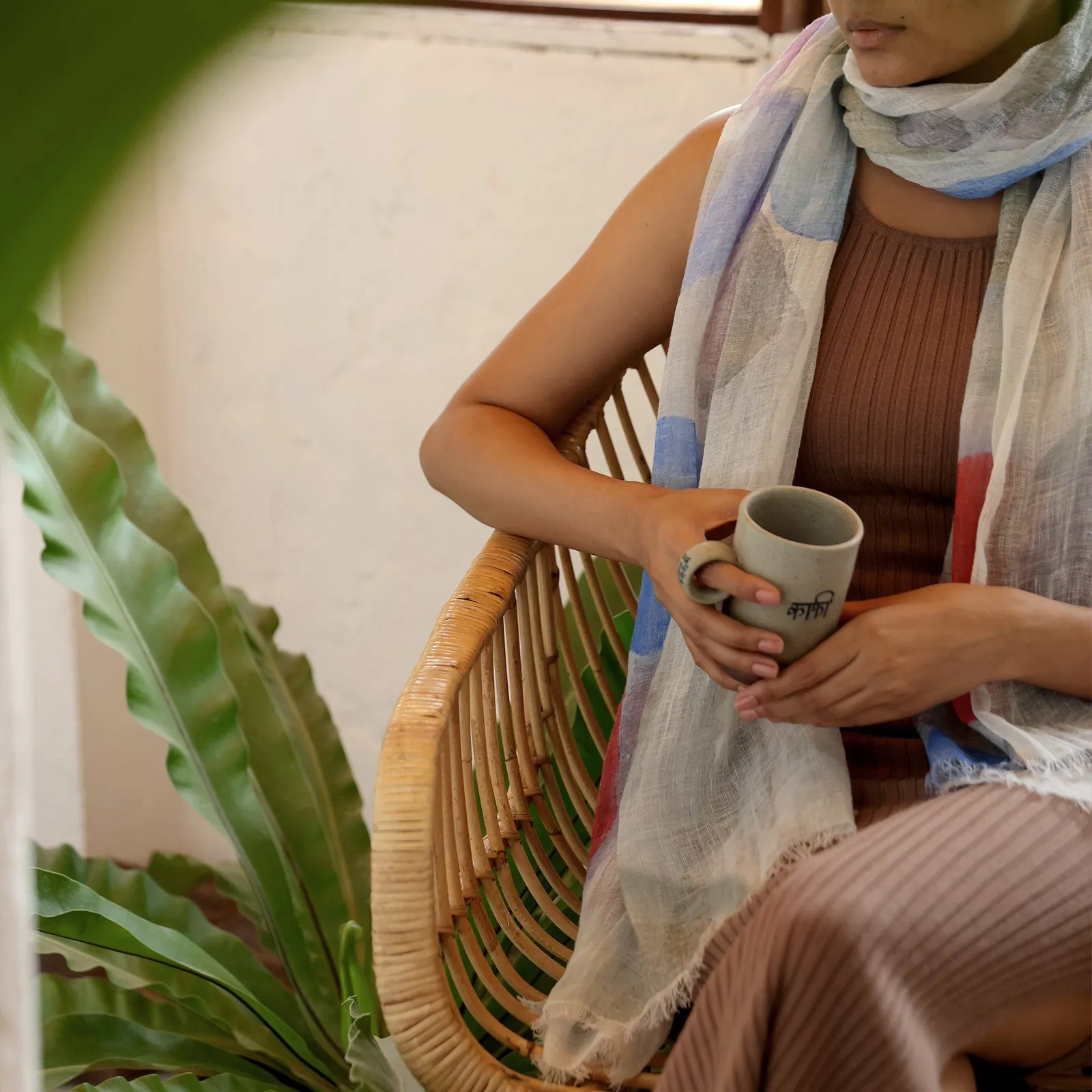 Goomti Handwoven Linen Scarf