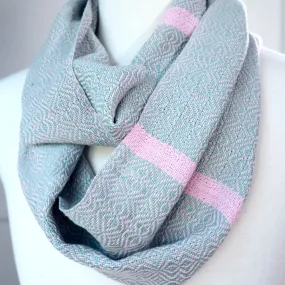 Handwoven Loop Scarf - Sage Fruit Tingles