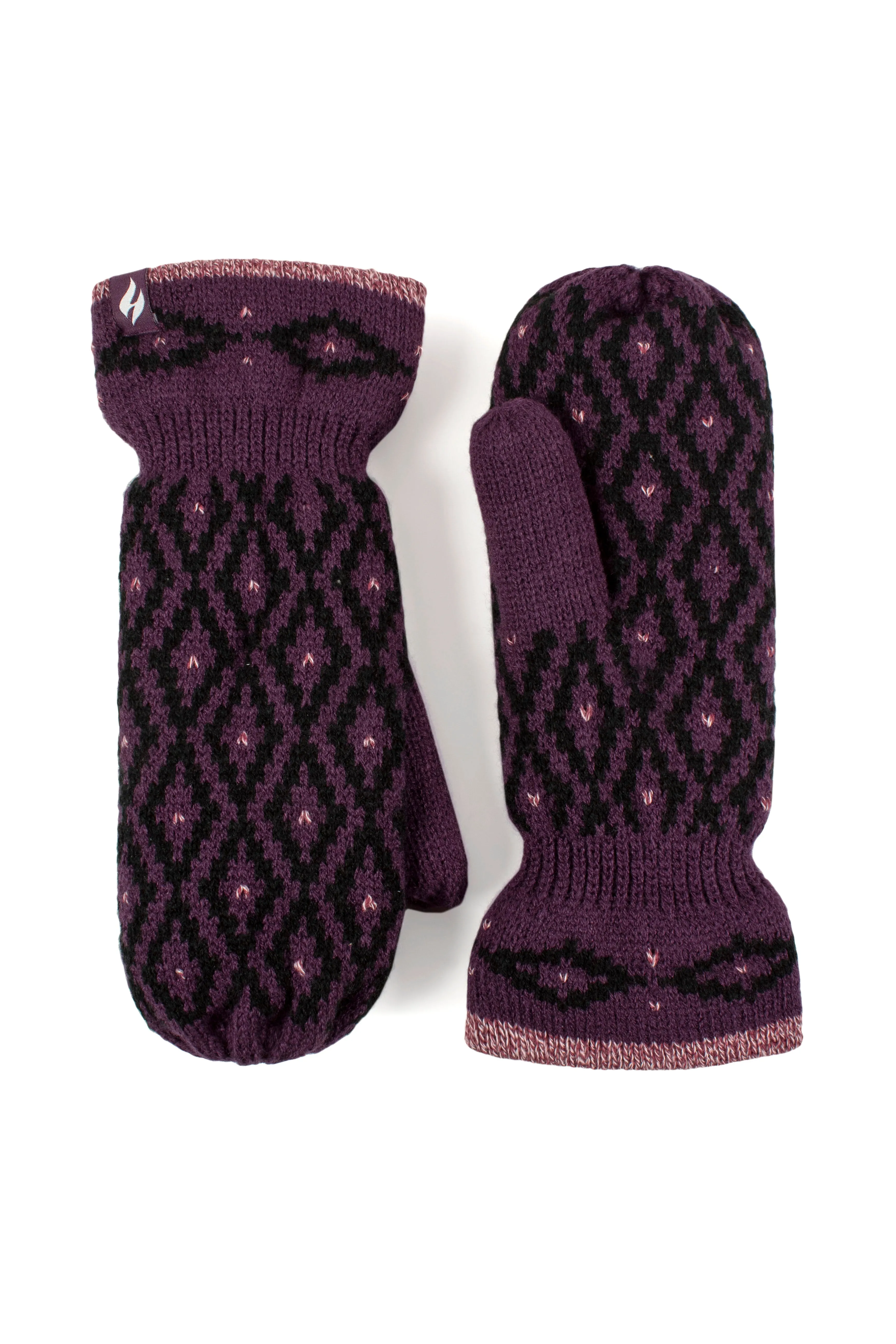 Ladies Copenhagen Mittens - Purple