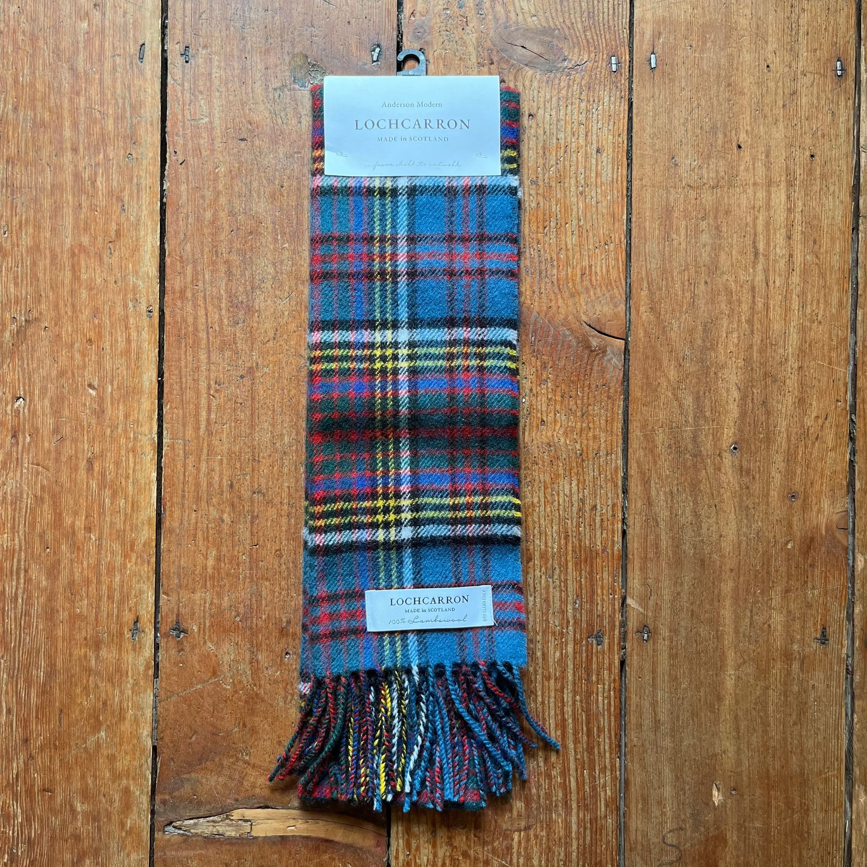 Lochcarron - Bowhill Lambswool Scarf - Anderson Modern Tartan