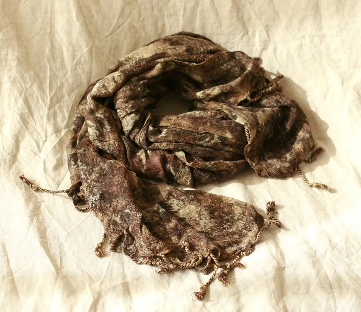 Marfa Handwoven Cotton Scarf