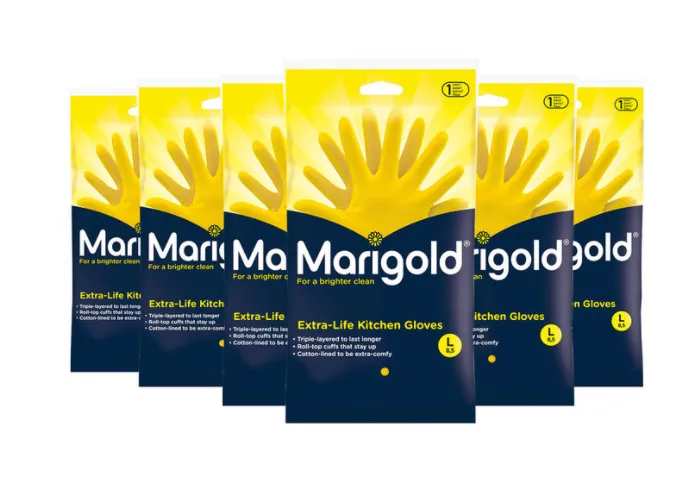 Marigold Extra Life Kitchen Gloves Pack of 6 Large