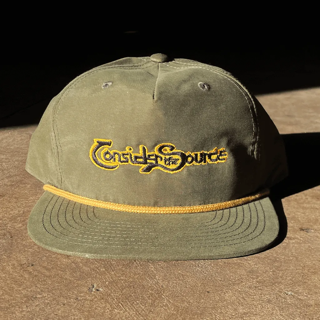 Olive Classic Logo Snapback Hat