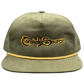 Olive Classic Logo Snapback Hat