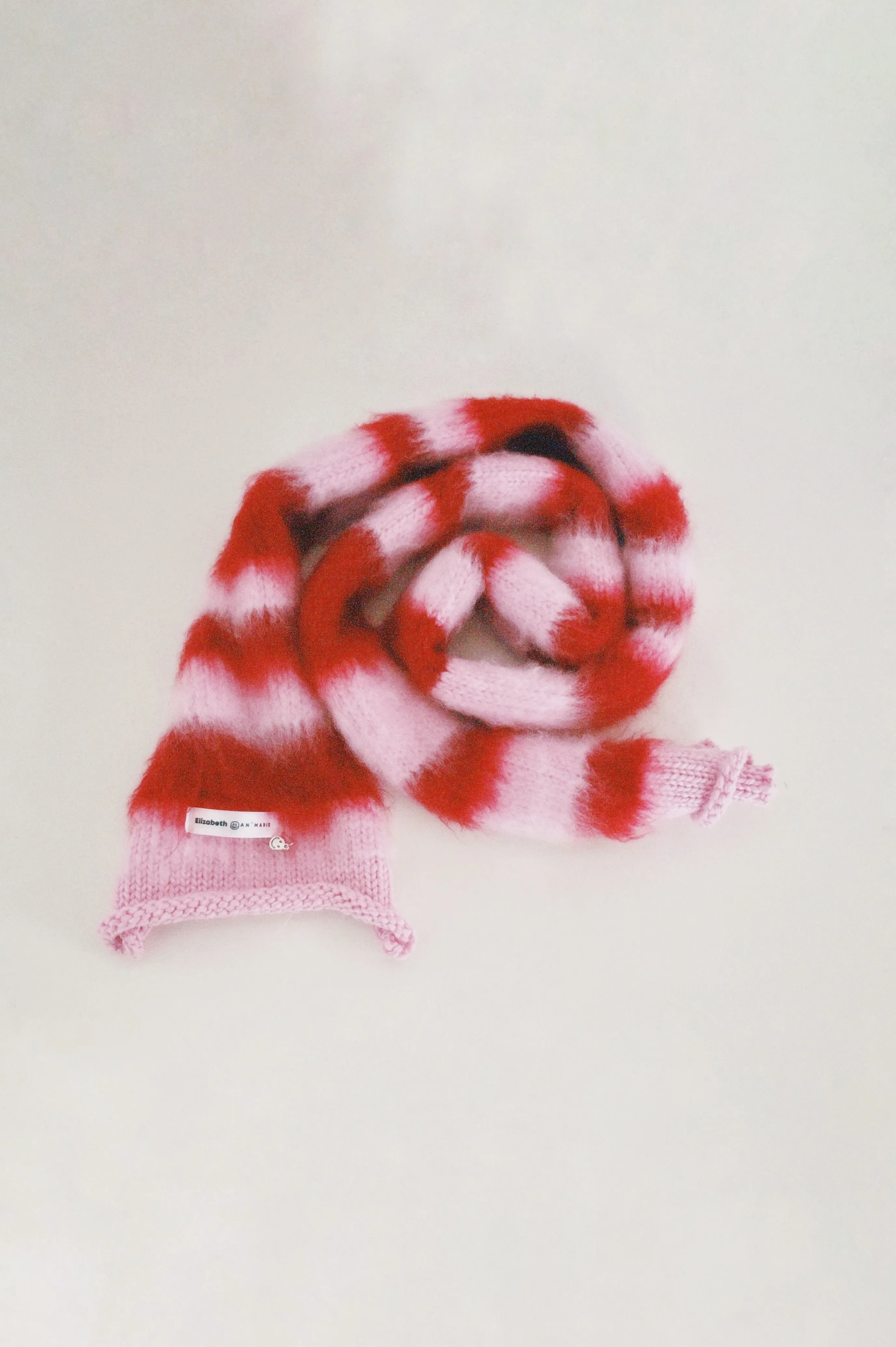 Pink and Red Scarf