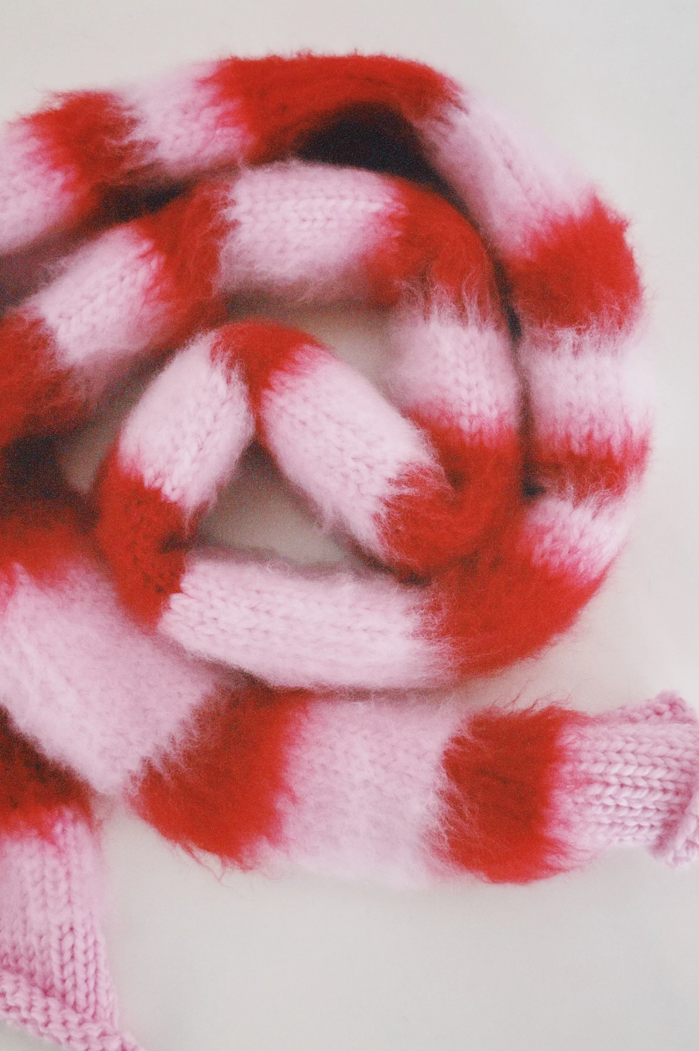 Pink and Red Scarf