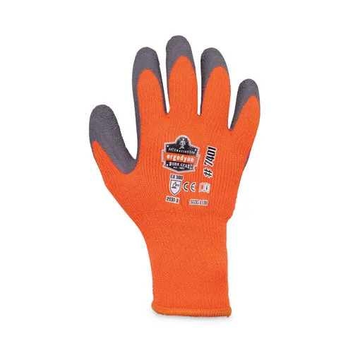 Proflex 7401 Coated Lightweight Winter Gloves, Orange, Large, 144 Pairs, Ships In 1-3 Business Days