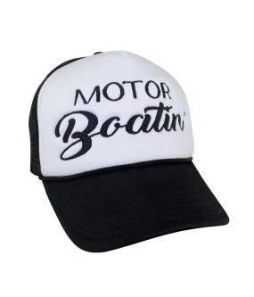 "Motor Boatin'" Foam Trucker Baseball Cap