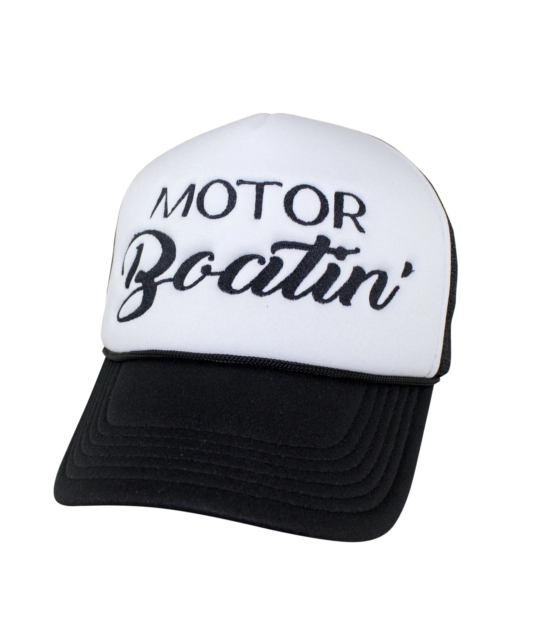 "Motor Boatin'" Foam Trucker Baseball Cap