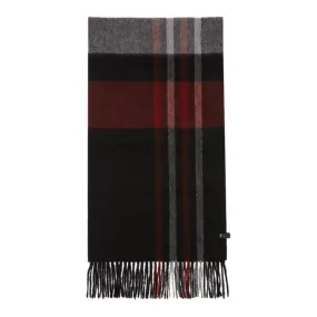 Ranger-N Wool Plaid Scarf (Black/Red)