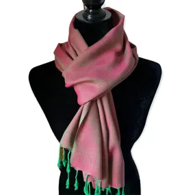 Small Solid Handwoven Scarf - Let's Shimmer