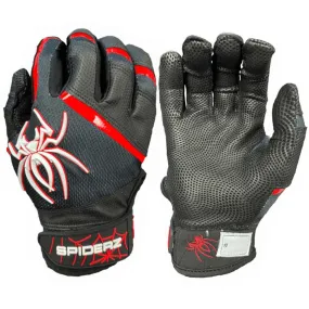 Spiderz PRO Batting Gloves - Black/Red/White