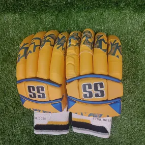 SS Super Test Chennai Super King IPL Cricket Batting Gloves