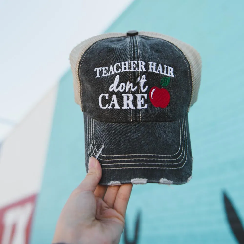 Teacher Hair Don't Care Wholesale Trucker Hats