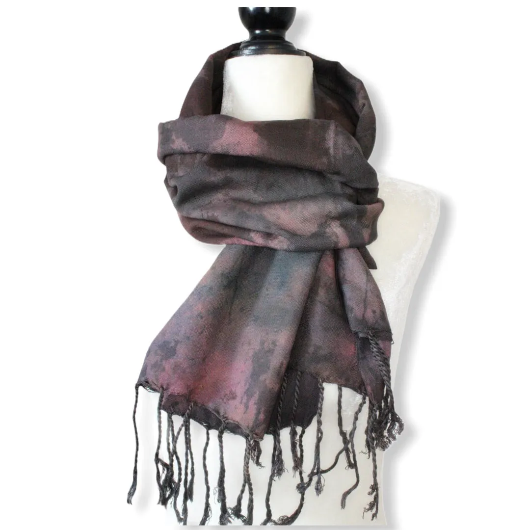 Tie Dye Handwoven Viscose Scarf