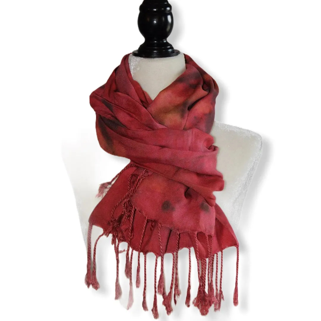 Tie Dye Handwoven Viscose Scarf