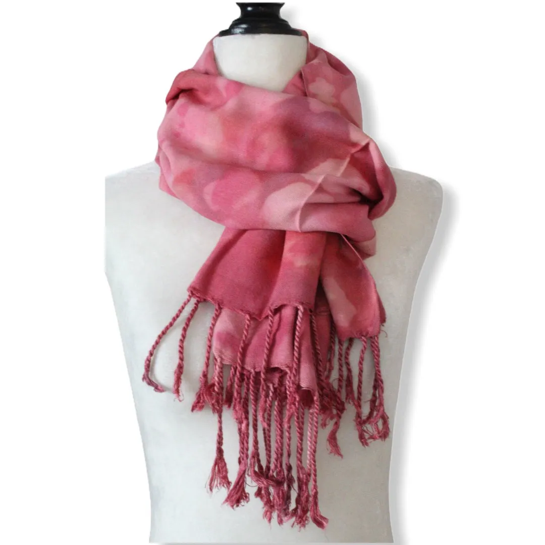 Tie Dye Handwoven Viscose Scarf