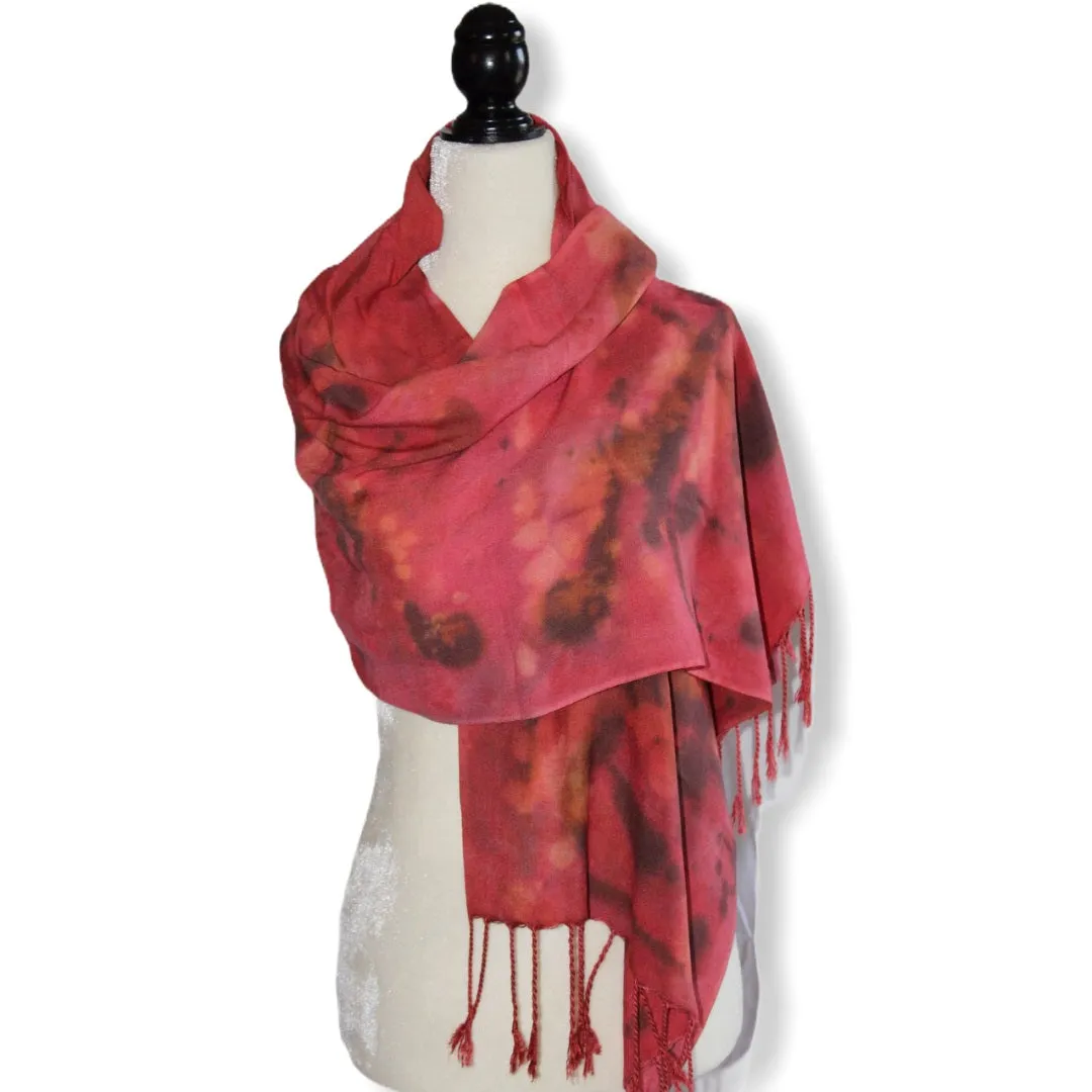 Tie Dye Handwoven Viscose Scarf