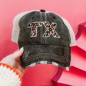 TX Texas Leopard State Wholesale Hat