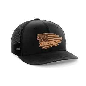 We The People Leather Patch Hat