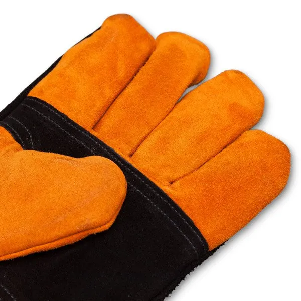 Yoder Long Leather BBQ Gloves For Extra Protection While Grilling YS-1040-05