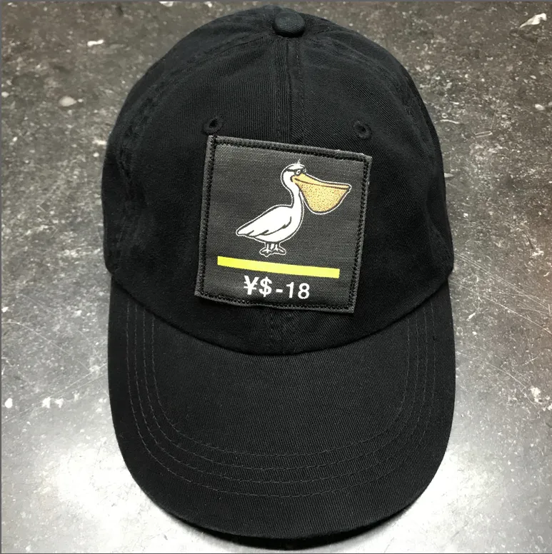 YS Black Patch Dad Hats